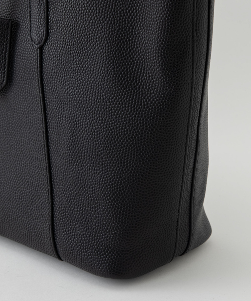 SEEKER（シーカー）の「【SEEKER別注】グレイン エンボスレザートート（トートバッグ・メンズ・ブラック/ダークブラウン/ネイビー・フリー）」の10枚目の写真