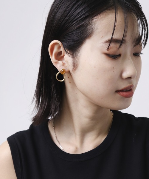 salle de bal(サルデバル)の「【 HORIMIZO / ホリミゾ 】ガラスピアス glass pierce HMI(ピアス(両耳用)・レディース・その他6/その他2/その他3/その他4/その他5/その他1・FREE)」の13枚目の写真