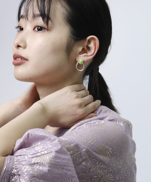 salle de bal(サルデバル)の「【 HORIMIZO / ホリミゾ 】ガラスピアス glass pierce HMI(ピアス(両耳用)・レディース・その他6/その他2/その他3/その他4/その他5/その他1・FREE)」の16枚目の写真