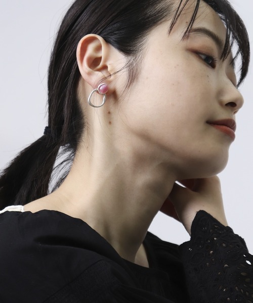 salle de bal(サルデバル)の「【 HORIMIZO / ホリミゾ 】ガラスピアス glass pierce HMI(ピアス(両耳用)・レディース・その他6/その他2/その他3/その他4/その他5/その他1・FREE)」の19枚目の写真