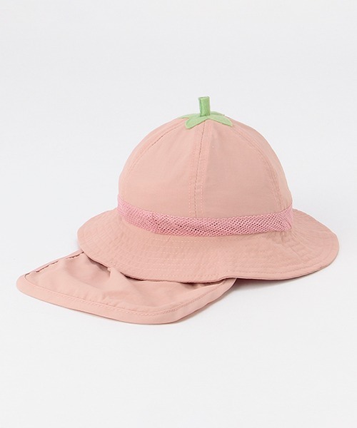 petit main（プティマイン）の「【BABY】フルーツ撥水バケットハット（ハット・キッズ・レモンイエロー/ライトグリーン/ライトピンク・48cm/46cm）」の5枚目の写真