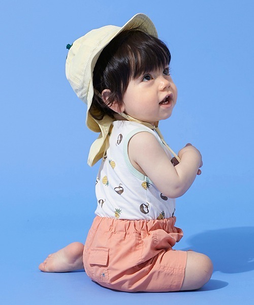 petit main（プティマイン）の「【BABY】フルーツ撥水バケットハット（ハット・キッズ・レモンイエロー/ライトグリーン/ライトピンク・48cm/46cm）」の20枚目の写真