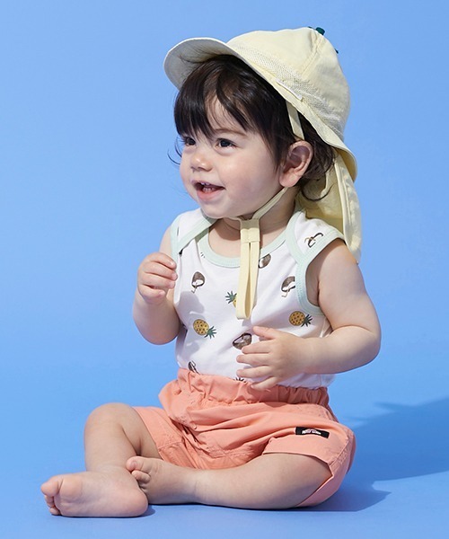 petit main（プティマイン）の「【BABY】フルーツ撥水バケットハット（ハット・キッズ・レモンイエロー/ライトグリーン/ライトピンク・48cm/46cm）」の21枚目の写真