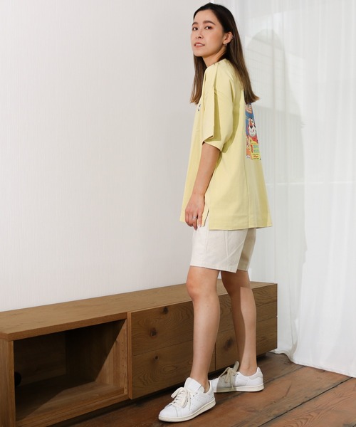 WEST CLIMB（ウエスト クライム）の「Kelloggs/ケロッグ　ケロッグボックスオーバーTEE（Tシャツ/カットソー・メンズ・チャコールグレー/オフホワイト/イエロー・MEDIUM/LARGE）」の9枚目の写真