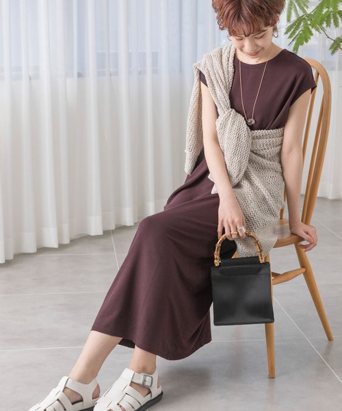 URBAN RESEARCH（アーバンリサーチ）の「TRベアロングワンピース（ワンピース・レディース・ブルー系その他/カーキ/ブラウン・38/36）」の18枚目の写真