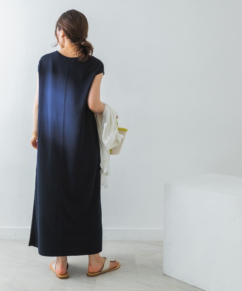 URBAN RESEARCH（アーバンリサーチ）の「TRベアロングワンピース（ワンピース・レディース・ブルー系その他/カーキ/ブラウン・38/36）」の8枚目の写真