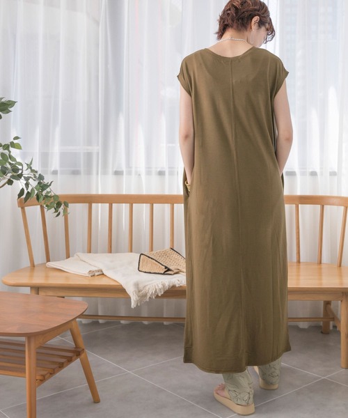 URBAN RESEARCH（アーバンリサーチ）の「TRベアロングワンピース（ワンピース・レディース・ブルー系その他/カーキ/ブラウン・38/36）」の11枚目の写真