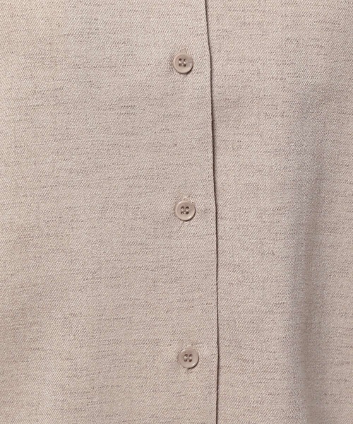 PAGEBOY（ページボーイ）の「リネンライクカイキンフレンチスリーブシャツ（シャツ/ブラウス・レディース・ベージュ系その他/オリーブ/ブラック・FREE）」の17枚目の写真