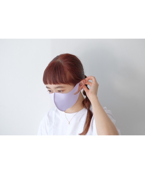 JUST A（ジャスト ア）の「JUST A MASK/ SMOOTH　洗えるマスク（マスク・レディース・ライトグレー/ブラック/ベージュ/ブラウン/カーキ/ミント/ラベンダー/ライトピンク/その他・MEDIUM/SMALL）」の7枚目の写真