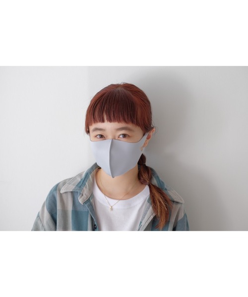 JUST A（ジャスト ア）の「JUST A MASK/ SMOOTH　洗えるマスク（マスク・レディース・ライトグレー/ブラック/ベージュ/ブラウン/カーキ/ミント/ラベンダー/ライトピンク/その他・MEDIUM/SMALL）」の3枚目の写真