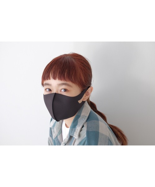 JUST A（ジャスト ア）の「JUST A MASK/ SMOOTH　洗えるマスク（マスク・レディース・ライトグレー/ブラック/ベージュ/ブラウン/カーキ/ミント/ラベンダー/ライトピンク/その他・MEDIUM/SMALL）」の2枚目の写真