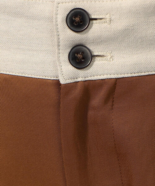 TOMORROWLAND （トゥモローランド）の「コットンレーヨン 2プリーツイージーパンツ（その他パンツ・メンズ・キャメル/ブラック/ダークグリーン・XS/M/S）」の10枚目の写真
