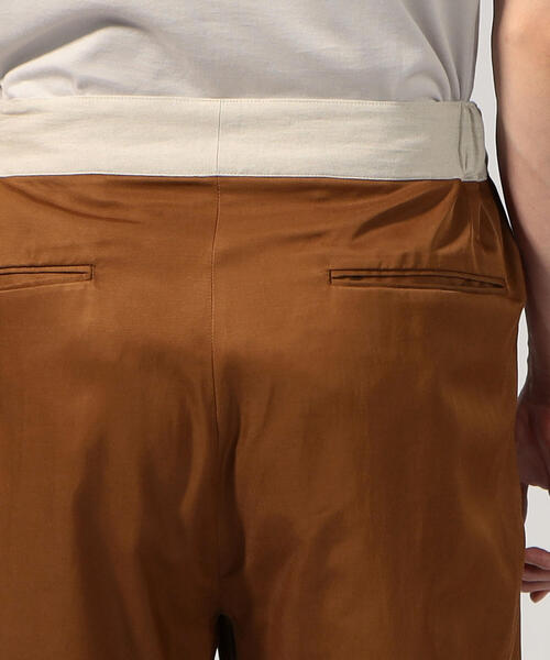 TOMORROWLAND （トゥモローランド）の「コットンレーヨン 2プリーツイージーパンツ（その他パンツ・メンズ・キャメル/ブラック/ダークグリーン・XS/M/S）」の14枚目の写真