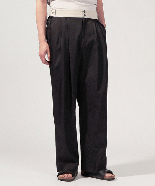 TOMORROWLAND （トゥモローランド）の「コットンレーヨン 2プリーツイージーパンツ（その他パンツ・メンズ・キャメル/ブラック/ダークグリーン・XS/M/S）」の22枚目の写真