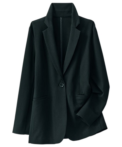 BELLUNA（ベルーナ）の「色あせにくいテーラードジャケット（スーツジャケット・レディース・ブラック/ネイビー・X-LARGE/MEDIUM/LARGE）」の3枚目の写真