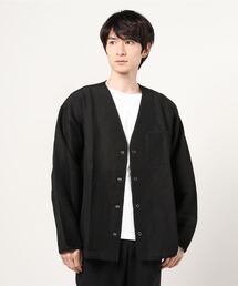 PORT BY ARK | PORT BY ARK / ポートバイアーク：Hunting shirts jacket -linen viscose stretch-：PO09-SH002[COR](カーディガン/ボレロ)