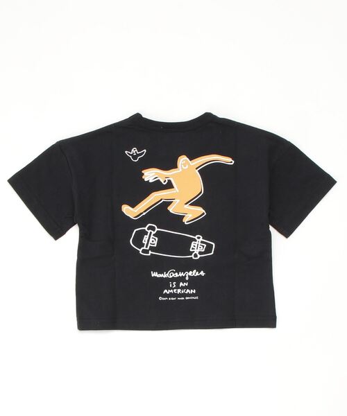 Mark Gonzales（マーク・ゴンザレス）の「(What it isNt)ARTART BY MARKGONZALES/マークゴンザレス キッズ Tシャツ 47113227（Tシャツ/カットソー・キッズ・ホワイト/ブラック/グリーン・100cm/120cm/130cm/140cm/150cm/160cm/110cm）」の3枚目の写真