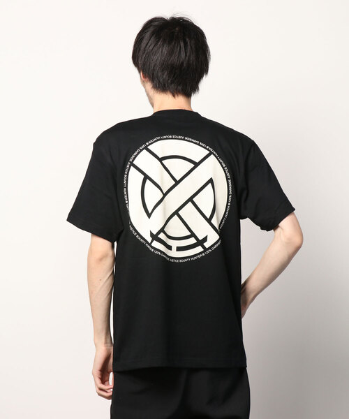 BOUNTY HUNTER（バウンティーハンター）の「BxH NEW MOBIUS LOGO Tee（Tシャツ/カットソー・メンズ・ホワイト/ブラック・MEDIUM/LARGE/X-LARGE/XX-LARGE/SMALL）」の4枚目の写真