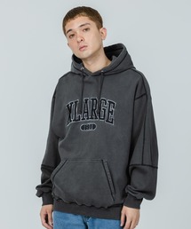 XLARGE | PIGMENT PANELED PULLOVER HOODED SWEAT(パーカー)
