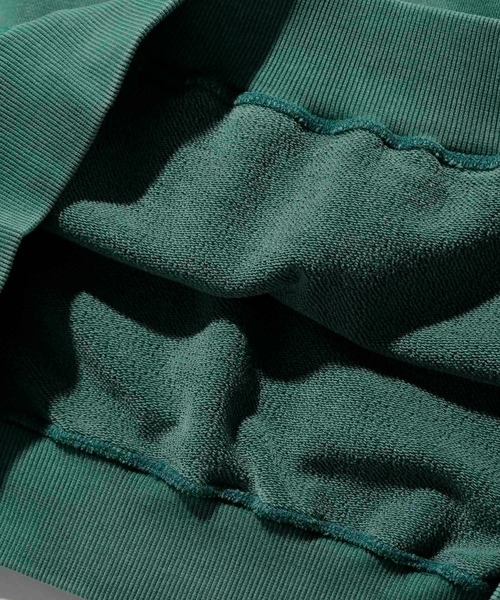 XLARGE（エクストララージ）の「PIGMENT PANELED PULLOVER HOODED SWEAT（パーカー・メンズ・ブラック/グリーン・S/M/L/XL）」の9枚目の写真