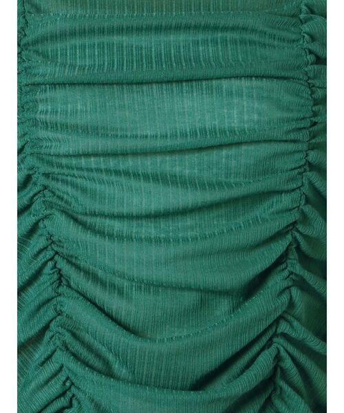 EMODA(エモダ)の「ショートドレープトップ(Tシャツ/カットソー・レディース・ブラック/ベージュ/グリーン/アイボリー・FREE)」の10枚目の写真