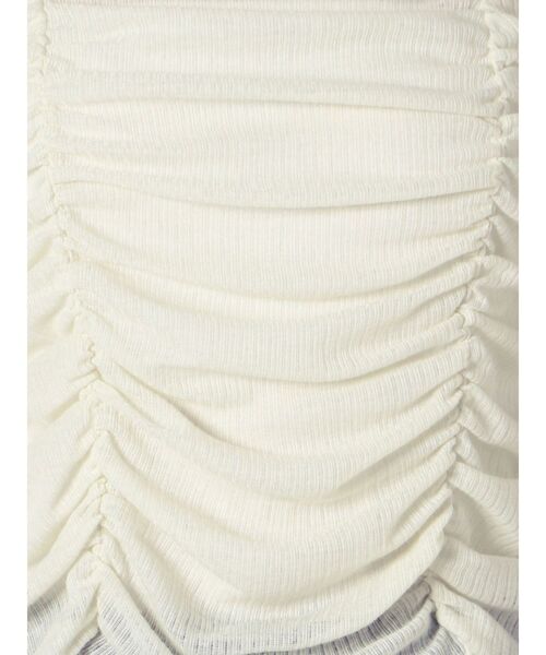 EMODA(エモダ)の「ショートドレープトップ(Tシャツ/カットソー・レディース・ブラック/ベージュ/グリーン/アイボリー・FREE)」の17枚目の写真