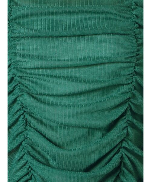 EMODA(エモダ)の「ショートドレープトップ(Tシャツ/カットソー・レディース・ブラック/ベージュ/グリーン/アイボリー・FREE)」の6枚目の写真