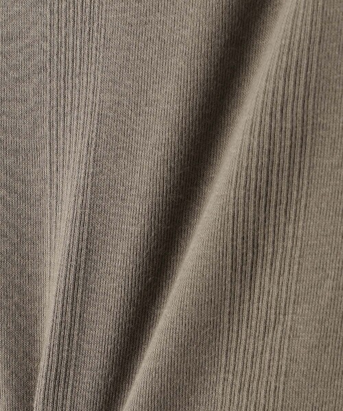 FREAK'S STORE（フリークスストア）の「【WEB限定】Robert P.Miller/ミラー レディース　パネルリブ半袖Tシャツ（Tシャツ/カットソー・レディース・ブラック/ベージュ/グレー/ホワイト/その他9/ネイビー・ﾌﾘ-）」の7枚目の写真