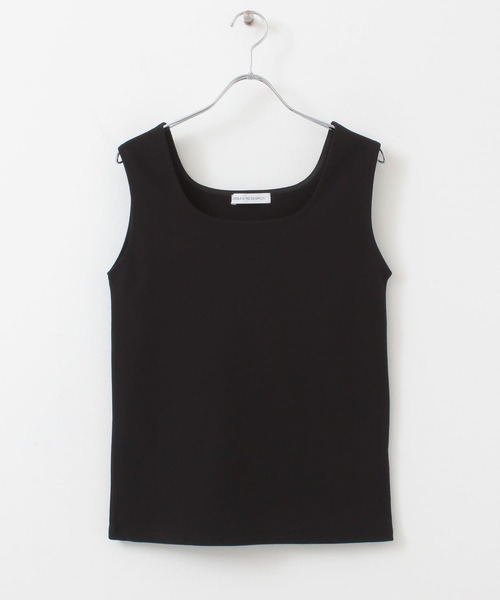 URBAN RESEARCH（アーバンリサーチ）の「UR TECH(UVカット)+抗菌 機能付 スクエアネックタンクトップ（タンクトップ・レディース・ブラウン系その他/ブラック・FREE）」の11枚目の写真