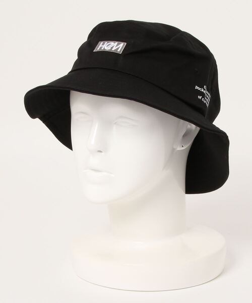 HeM（ヘム）の「【HeM】刺繍 ロゴ バケットハット（ハット・レディース・ホワイト/ブラック/ベージュ/ネイビー/ホワイト系その他/ブラック系その他/ブルー系その他/ベージュ系その他/ホワイト系その他2・FREE）」の6枚目の写真