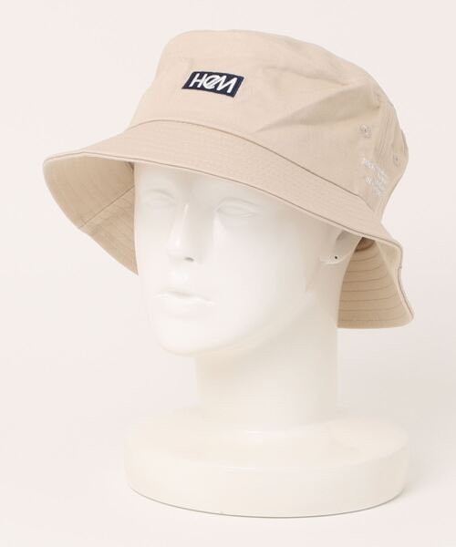 HeM（ヘム）の「【HeM】刺繍 ロゴ バケットハット（ハット・レディース・ホワイト/ブラック/ベージュ/ネイビー/ホワイト系その他/ブラック系その他/ブルー系その他/ベージュ系その他/ホワイト系その他2・FREE）」の8枚目の写真