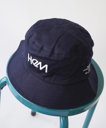 HeM（ヘム）の「【HeM】刺繍 ロゴ バケットハット（ハット）」