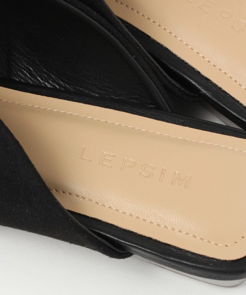 LEPSIM（レプシィム）の「ローウエッジミュール　955123（サンダル・レディース・ブラック/ブラウン/グレイッシュベージュ・MEDIUM/LARGE）」の9枚目の写真