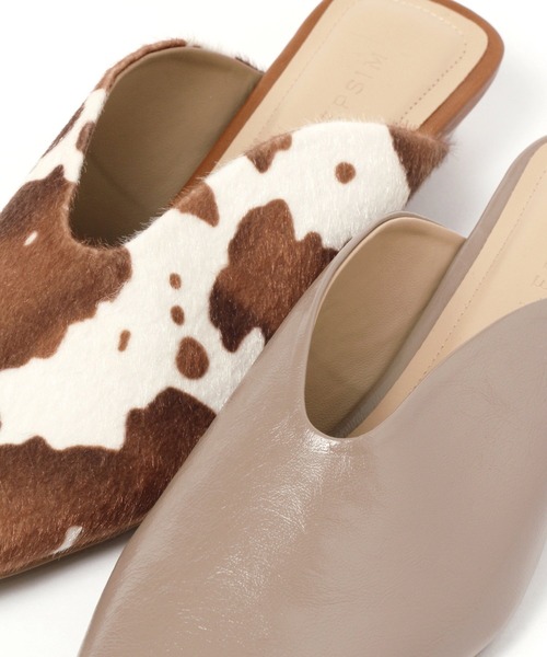 LEPSIM（レプシィム）の「ローウエッジミュール　955123（サンダル・レディース・ブラック/ブラウン/グレイッシュベージュ・MEDIUM/LARGE）」の16枚目の写真