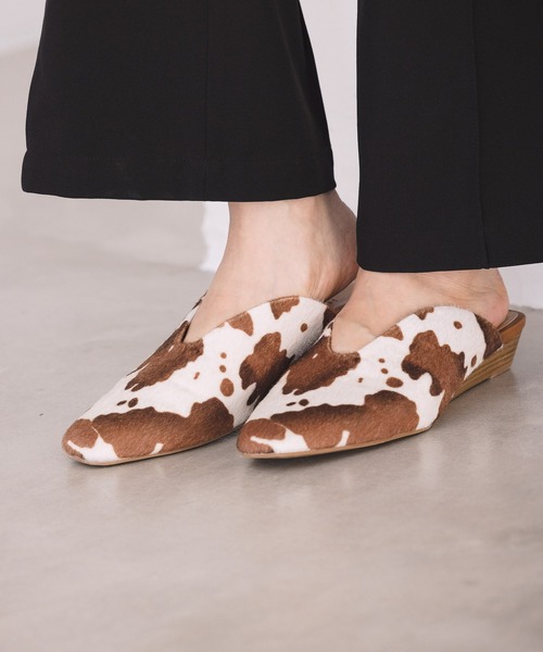 LEPSIM（レプシィム）の「ローウエッジミュール　955123（サンダル・レディース・ブラック/ブラウン/グレイッシュベージュ・MEDIUM/LARGE）」の14枚目の写真