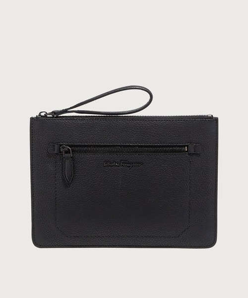 FERRAGAMO(フェラガモ)の「ポートフォリオ(クラッチバッグ・メンズ・ブラック・ONE SIZE)」の1枚目の写真