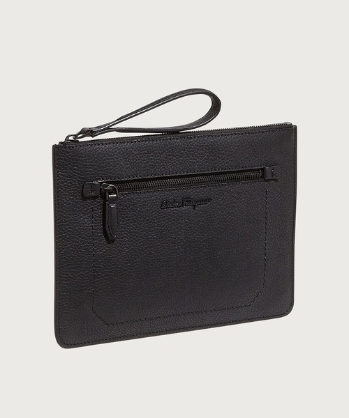 FERRAGAMO(フェラガモ)の「ポートフォリオ(クラッチバッグ・メンズ・ブラック・ONE SIZE)」の4枚目の写真
