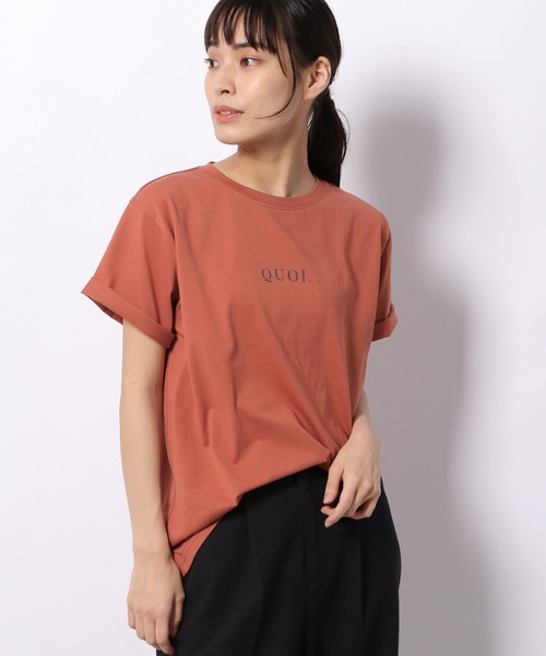 LAKOLE(ラコレ)の「オーガニックシルケットロゴTシャツ / 956360(Tシャツ/カットソー・レディース・オレンジ系その他6/セージグリーン/スモーク/サンドグレー・SMALL/MEDIUM)」の22枚目の写真