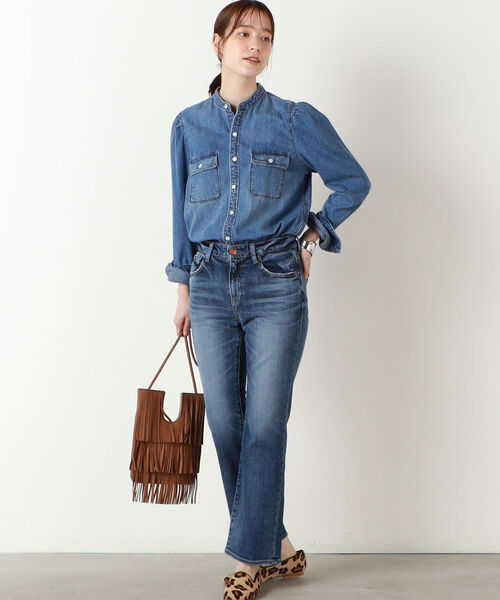 レッドカード Nelly Denim Shirts デニムシャツウエスタンシャツ RED CARD TOKYO】Nelly デニムシャツ | Whim Gazette(ウィム ガゼット