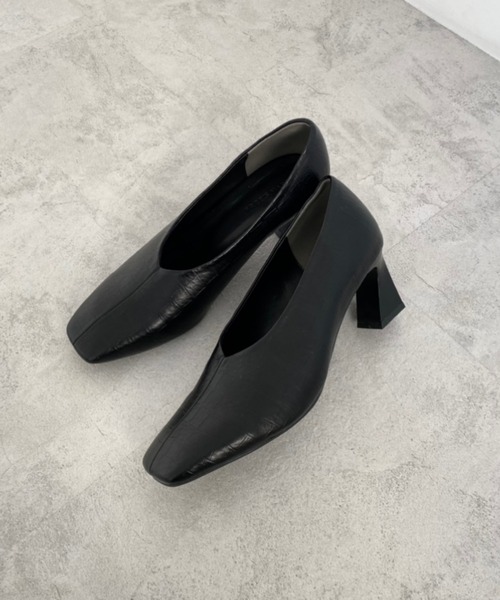 FREE'S MART（フリーズマート）の「【インフルエンサー森下愛里沙さんレコメンド】◆シェイプヒールパンプス（パンプス・レディース・ベージュ系その他/グリーン/ブラック系その他・MEDIUM/LARGE）」の18枚目の写真