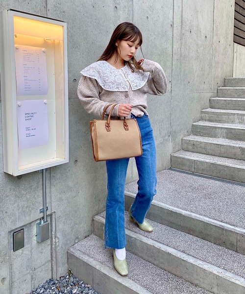 FREE'S MART（フリーズマート）の「【インフルエンサー森下愛里沙さんレコメンド】◆シェイプヒールパンプス（パンプス・レディース・ベージュ系その他/グリーン/ブラック系その他・MEDIUM/LARGE）」の21枚目の写真