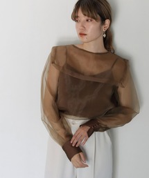 【CLEIO】シースルーセーラーブラウス