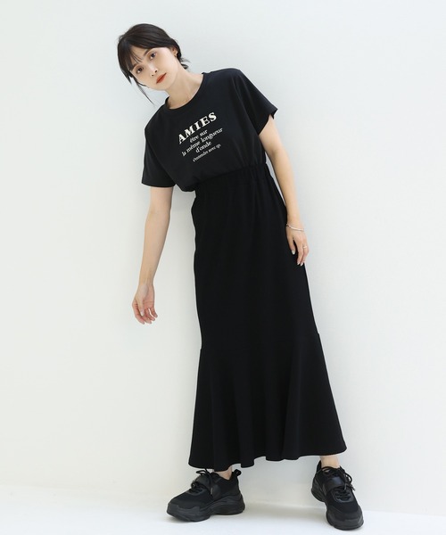 one after another NICE CLAUP（ワンアフターアナザーナイスクラップ）の「ビジュースニーカー（スニーカー・レディース・ホワイト/ブラック・S/M/L/LL）」の3枚目の写真