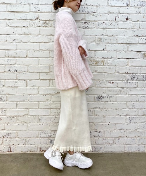 one after another NICE CLAUP（ワンアフターアナザーナイスクラップ）の「ビジュースニーカー（スニーカー・レディース・ホワイト/ブラック・S/M/L/LL）」の20枚目の写真