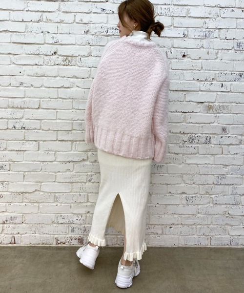 one after another NICE CLAUP（ワンアフターアナザーナイスクラップ）の「ビジュースニーカー（スニーカー・レディース・ホワイト/ブラック・S/M/L/LL）」の21枚目の写真