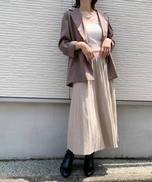 CLEA(クレア)の「ニットスカート(スカート・レディース・ブラック/ベージュ/アイボリー/モカ/ピンクベージュ・M/L)」の16枚目の写真