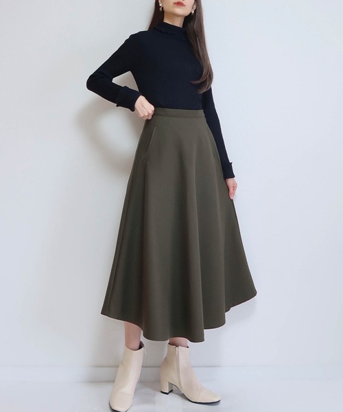 PURIL（ピュリル）の「【PURIL】スクエアトゥ　切替デザインブーツ（ブーツ・レディース・ダークブラウン/ブラック/アイボリー・S/M/L）」の20枚目の写真