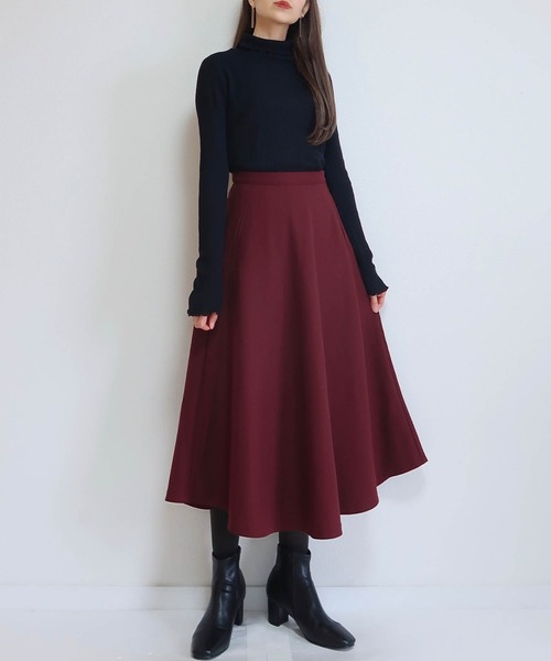 PURIL（ピュリル）の「【PURIL】スクエアトゥ　切替デザインブーツ（ブーツ・レディース・ダークブラウン/ブラック/アイボリー・S/M/L）」の22枚目の写真