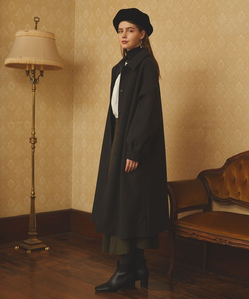 PURIL（ピュリル）の「【PURIL】スクエアトゥ　切替デザインブーツ（ブーツ・レディース・ダークブラウン/ブラック/アイボリー・S/M/L）」の10枚目の写真