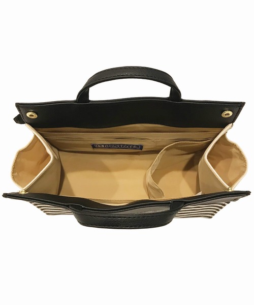ROOTOTE（ルートート）の「ルートート/バッグインバッグ サポートトート LT.ルーキャリッジ.Remo-te(リモッテ)-A（トートバッグ・レディース・ブラック/ネイビー/ブラウン/カーキ/ストライプ/ドット・FREE）」の17枚目の写真
